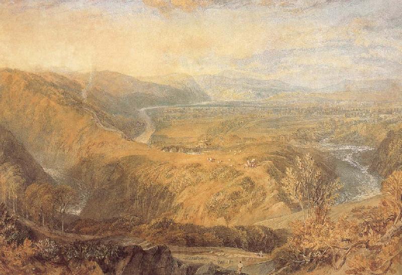 J.M.W. Turner Crook of Lune,Looking Towards Hornby Castle Spain oil painting art